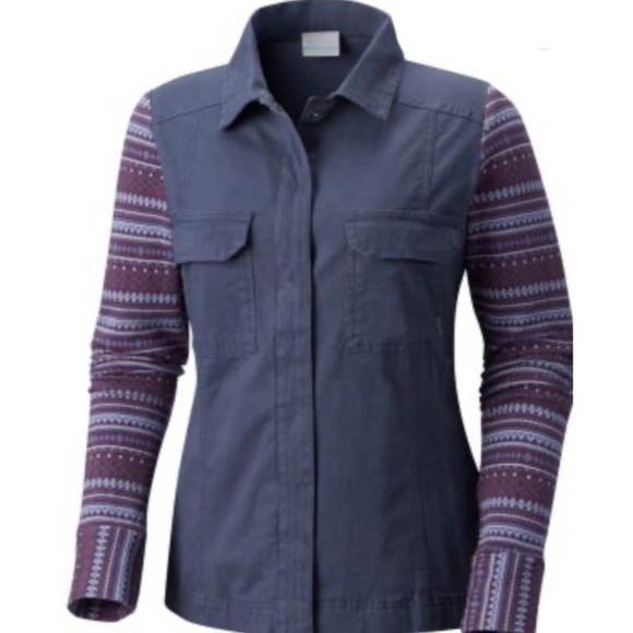 Columbia Jackets & Blazers - Columbia Hood Mountain Lodge Shirt Jacket NWT